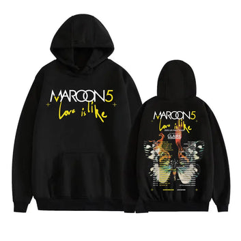 Maroon 5 Love Is Like singer band music hoodie