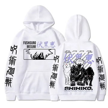 Anime Jujutsu Kaisen Hoodie Fushiguro Megumi