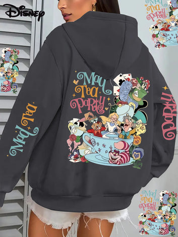 Disney Alice's Adventures in Wonderland Hoodie Cartoon