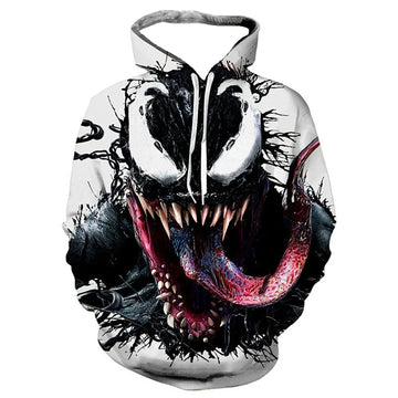 Marvel Venom Spider-Man Comic Cartoon Movie Hoodie