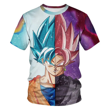 3D Printed Tshirt Anime Dragon Ball multiple designs