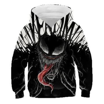 Venom Marvel Hoodie movie comic children