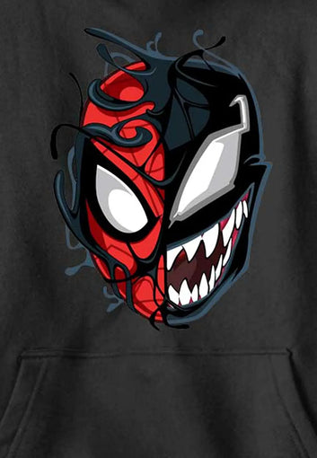 Marvel Spiderman Venom Hoodie Comic Movie