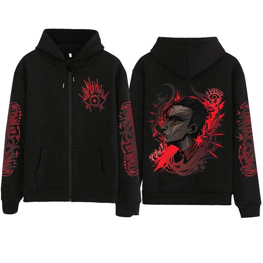 Anime Arcane Zip Up Hoodie Game Multiple Designs