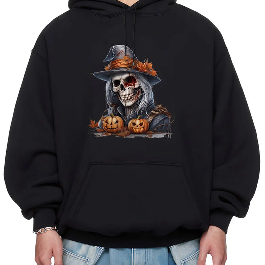 Skeleton Halloween hoodie skull