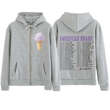 Benson Boone Zipper Hoodie Singer Music