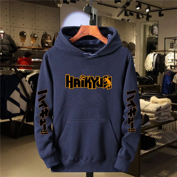Japanese Anime Haikyu Manga Printed Hoodie