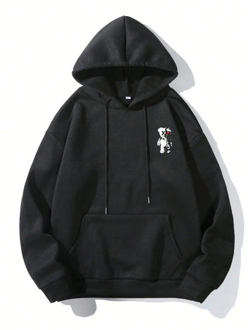 Cartoon Machine Bear Hoodie