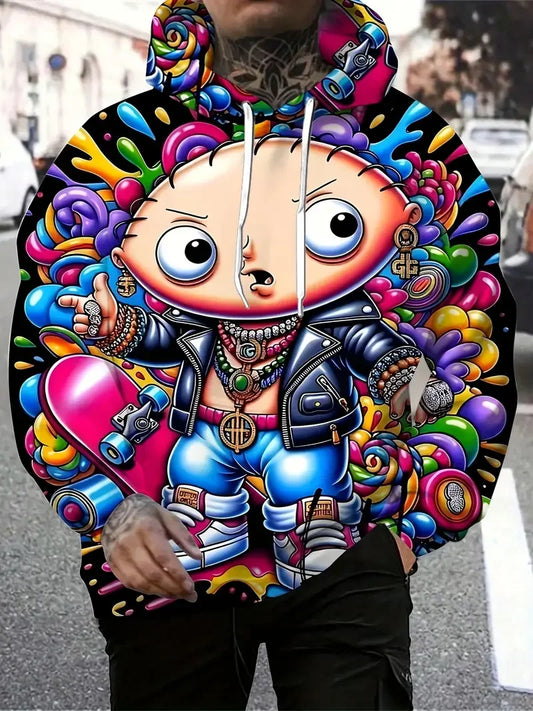 Cartoon Family Guy Hoodie Stewie