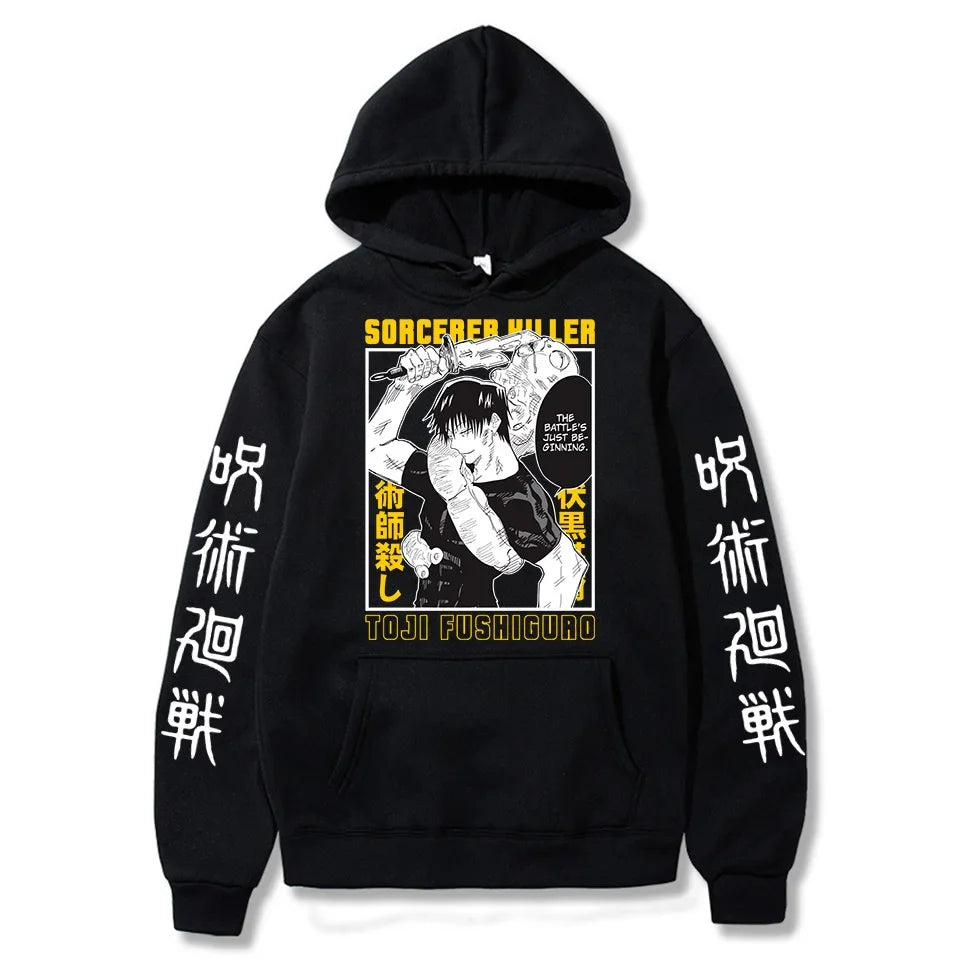 Anime Jujutsu Kaisen Fushiguro Toji Hoodie