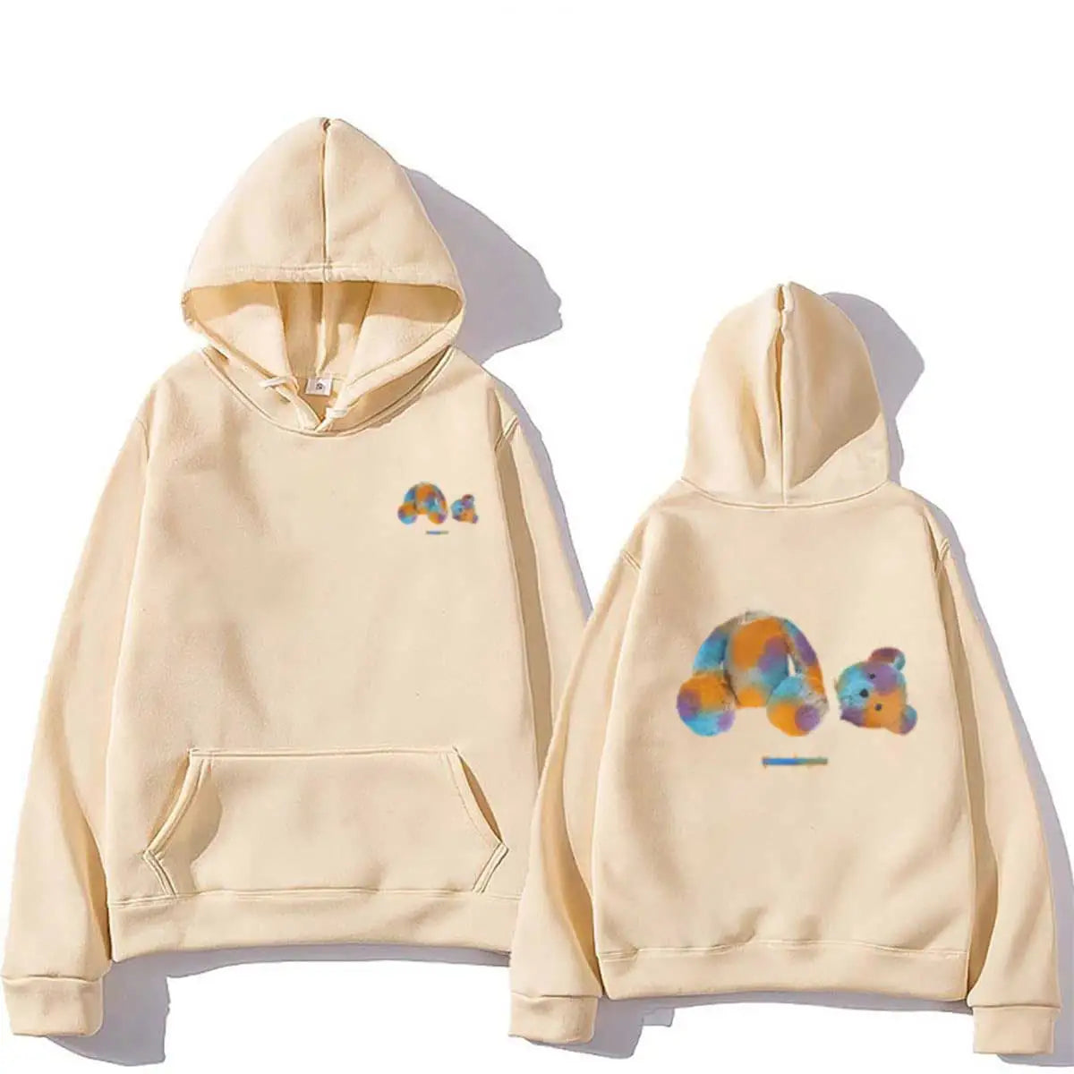 Funny missing head teddy bear hoodie