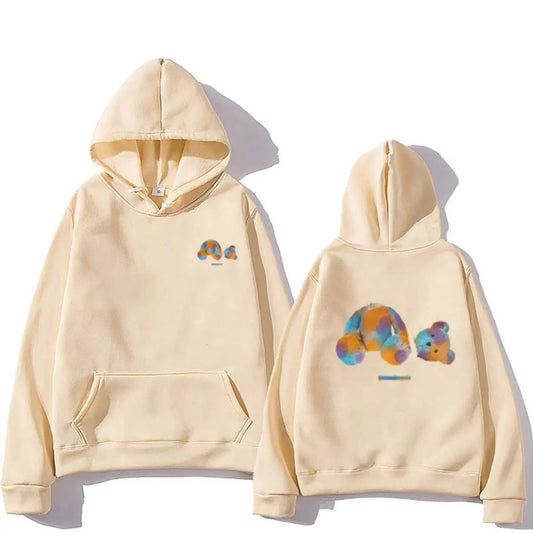 Funny missing head teddy bear hoodie
