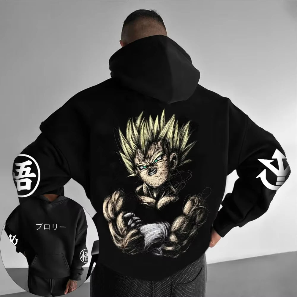 Bandai Hoodie Anime Dragon Ball Hoodie Vegeta