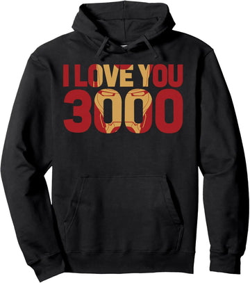 Marvel Ironman Hoodie I love you 3000 Movie Comic Cartoon