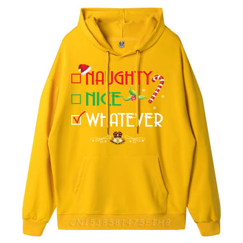 Naughty Nice Whatever Hoodie Christmas