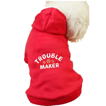 Pet hoodie Trouble Maker