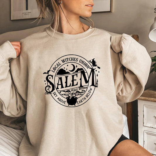 Local Witches Union Salem Sweater Halloween