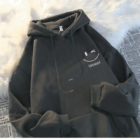 Smiling Face Funny Hoodie