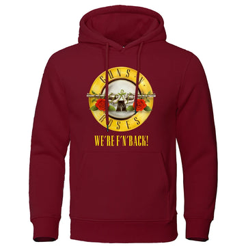 Guns N' Roses We'Re Back Metal Rock Style Hoodie music band