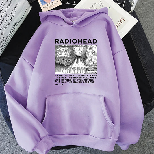Rock band Radiohead Hoodie music