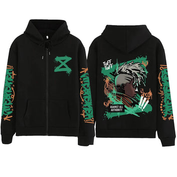 Anime Arcane Zip Up Hoodie Game Multiple Designs