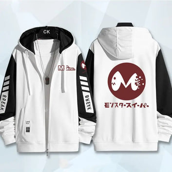Anime Kaiju No. 8 Series Print Hoodie Zip Up Sweatshirt for Men Casual Hoodies Fashion Coat for Men Women Men's Sweatshirt