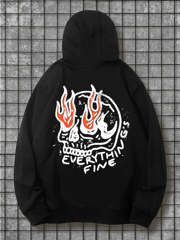 Everything's Fine Hoodie Funny