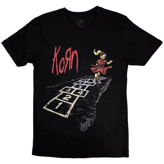 Korn Follow The Leader Hopscotch T-Shirt Rock Band Music