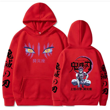 Anime Demon Slayer Hoodie Akaza