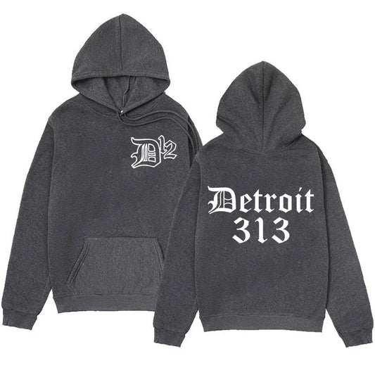 D12 Band Rapper Eminem Hoodie Detroit Michigan 313 music