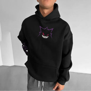 Pokémon Cartoon Gengar Hoodie Anime