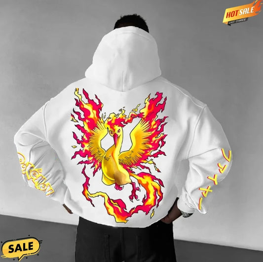 Pokemon Moltres hoodie cartoon anime