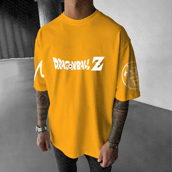 Anime Graphic T-shirt - Soft Pure Cotton, Breathable & Stretchy | Comfortable Crew Neck T-shirt | Stylish Tee for Anime Fans!