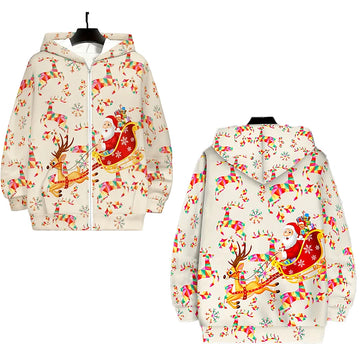 Zipper Hoodie Christmas
