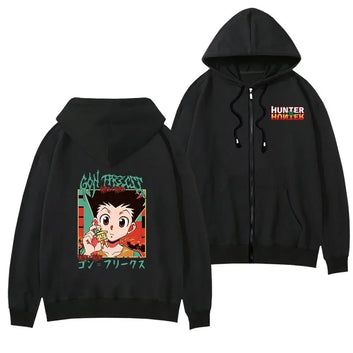 Hunter X Hunter Anime Hoodie Multiple Designs Zip Up