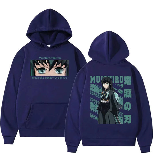 Anime Demon Slayer Hoodie Muichiro Tokito
