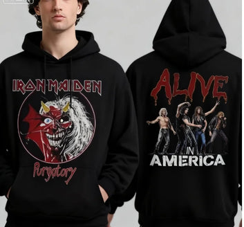 Rock Band Iron Maiden Hoodie Multiple Design